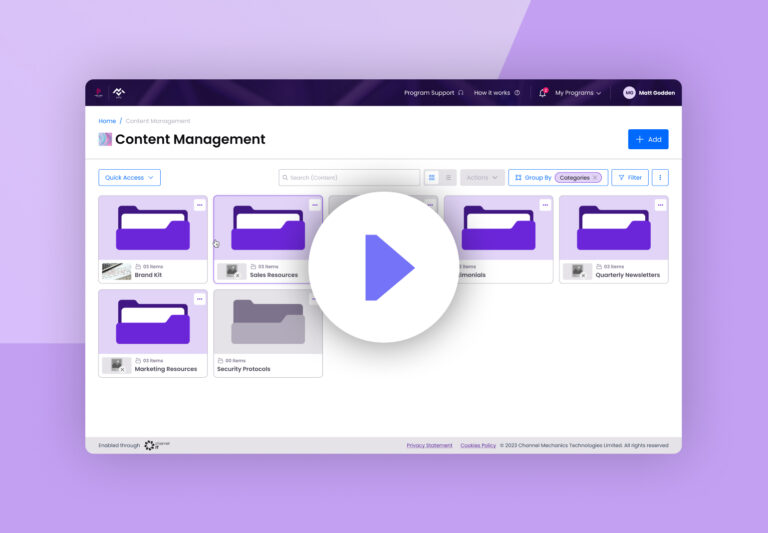Partner Portal and Content Management System (CMS) Explainer Video